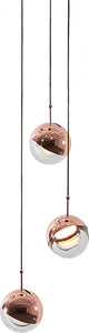 Dora 3 Light Pendant, Copper