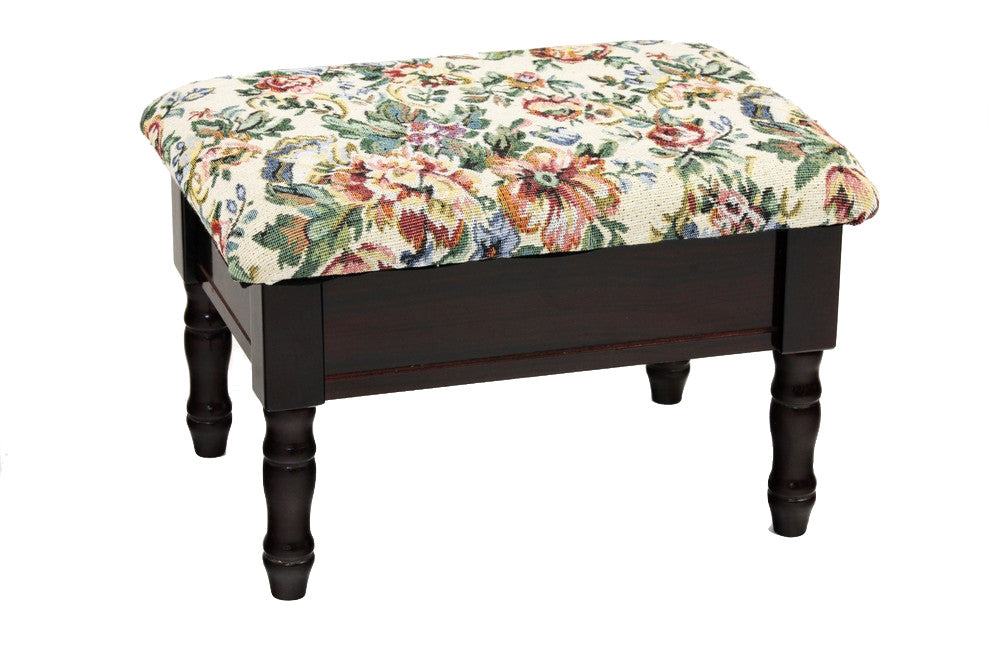 Footstool with Storage, Espresso