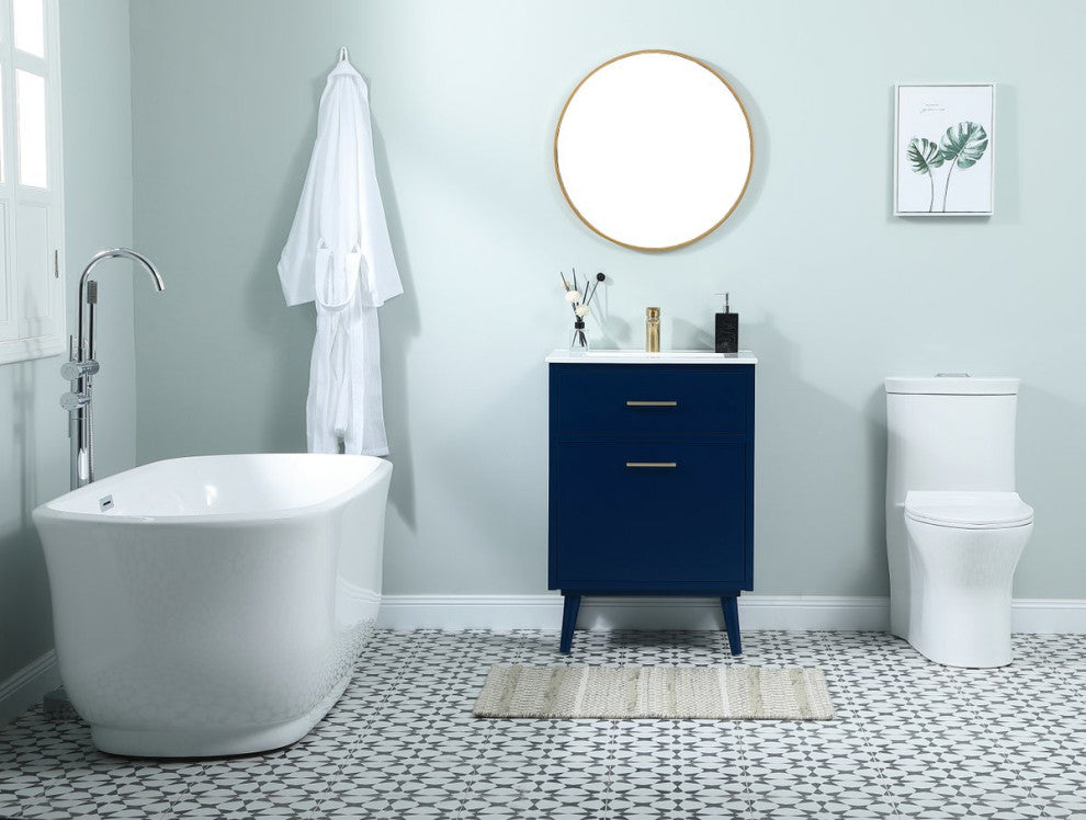 Beatrice 24" Bathroom Vanity, Blue