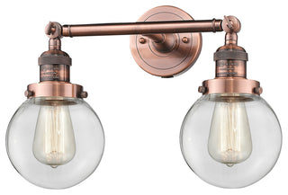 INNOVATIONS LIGHTING 208-AC-G202-6-LED Beacon 2 Light Bath Vanity Light