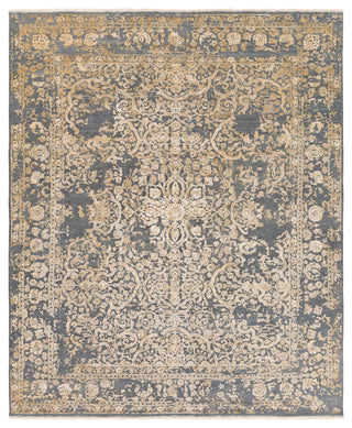 Desiree Traditional Medium Gray, Cream Area Rug, 2'x3'