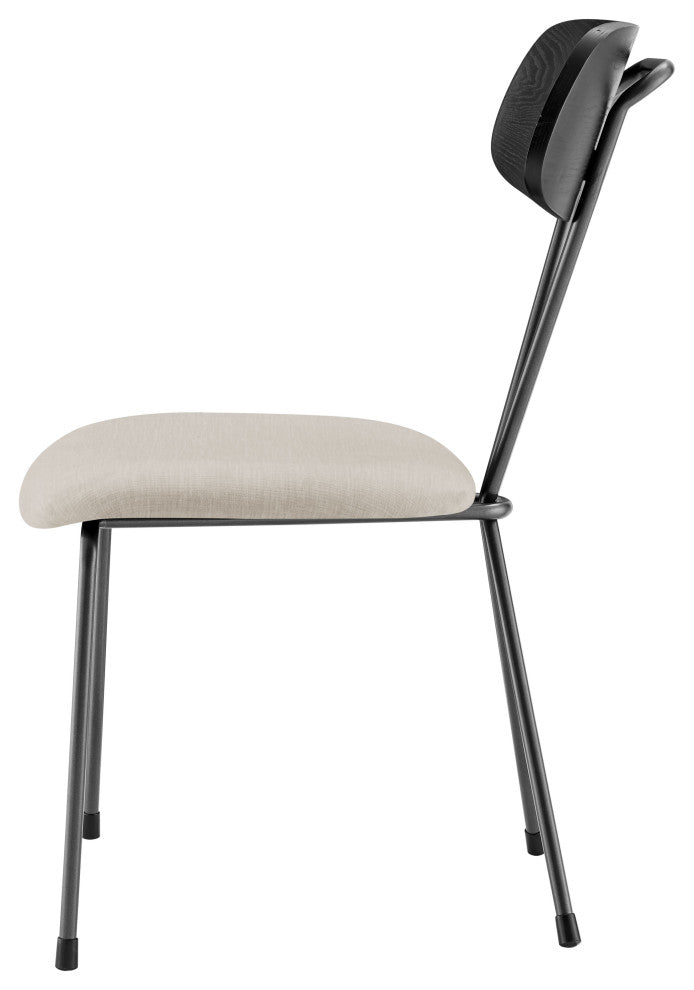 Elise Dining Side Chair, Magnolia Cream, Fabric