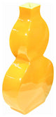 Flat Gourd Vase, Yellow