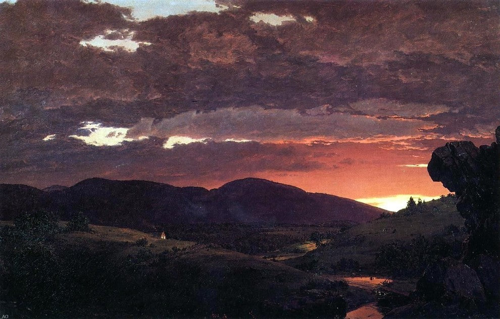 Frederic Edwin Church Twilight Wall Decal