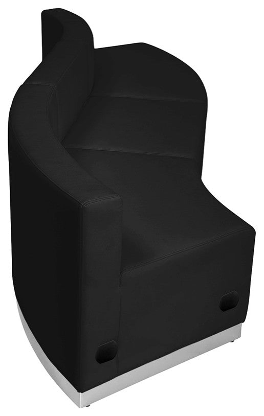 Hercules Alon Series Black Leather Reception Configuration, 3 Pieces