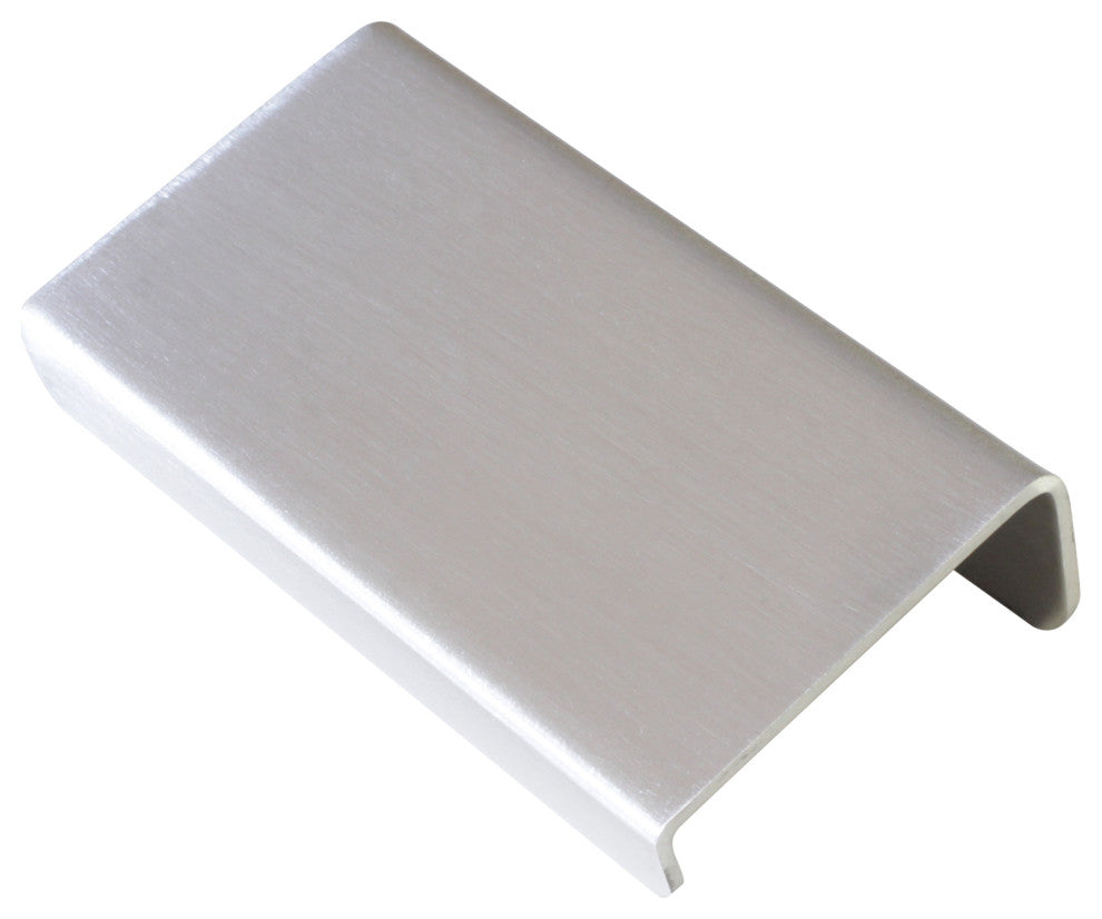 RCH Modern Stainless Steel Finger Edge Pull, Various Finishes (10 Pack), Stainle