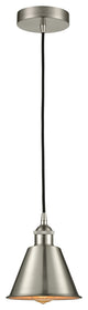 Innovations 616-1P-SN-M8 Smithfield 1 Light Mini Pendant, Brushed Satin Nickel