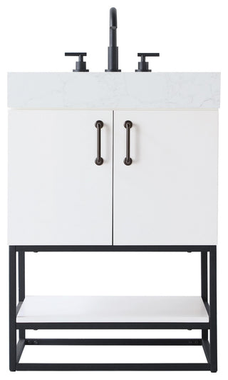Home Living 24" Single Bathroom Vanity, White