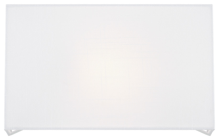 ADA 12-inch Rectangle Fabric Wall Sconce