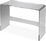 Butler Crystal Clear Acrylic Console Table