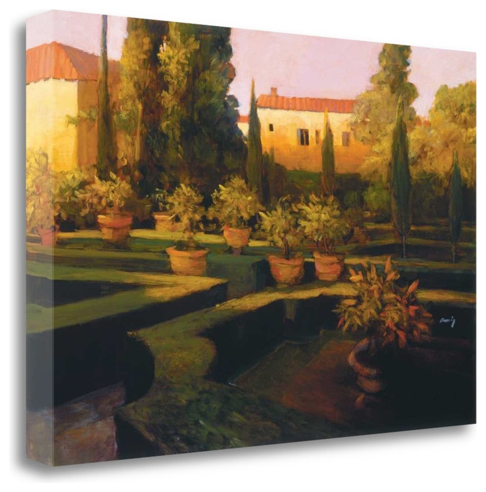 "Verona Garden" By Philip Craig, Giclee Print on Gallery Wrap Canvas