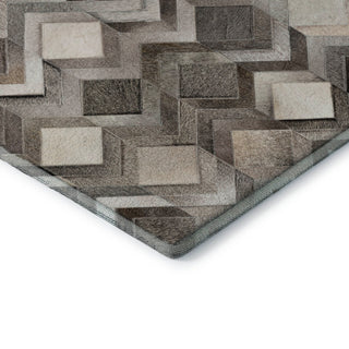 Addison Premium Washable Mayfield AMF100 Gray 2'3" x 7'6" Runner Rug