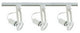 3-Light Gimbal Ring Track Kit, Quorum Off White