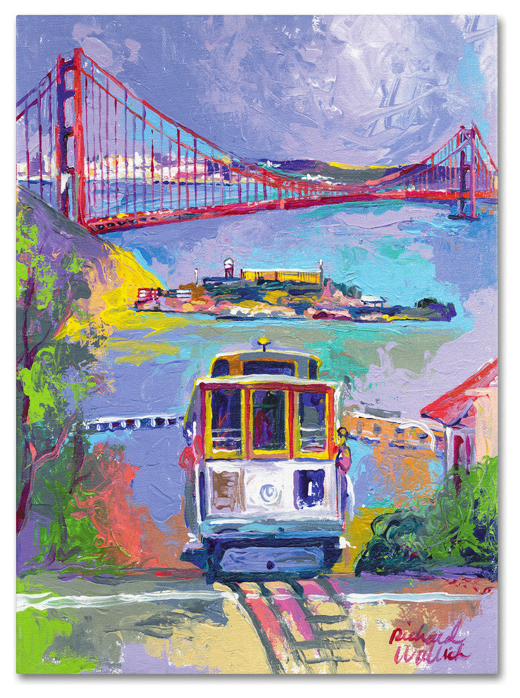 'San Francisco 2' Canvas Art by Richard Wallich