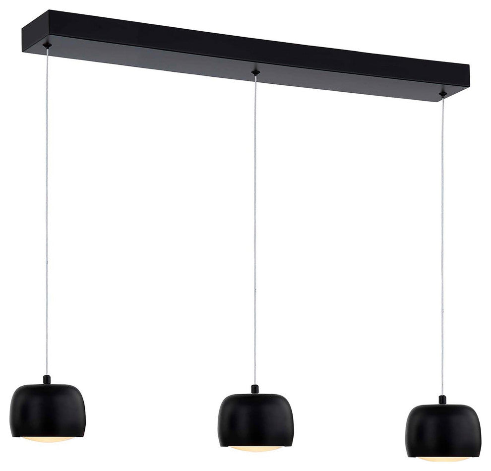 Frascati LED 3-Light Linear Chandelier