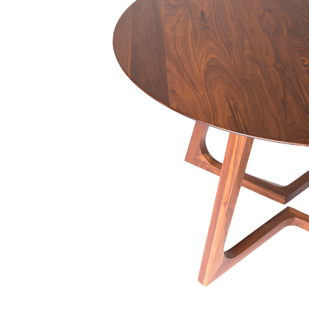 Godenza Dining Table Round, Walnut