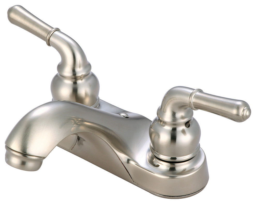Accent Two Handle Bathroom Faucet, PVD Brushed Nickel