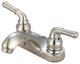 Accent Two Handle Bathroom Faucet, PVD Brushed Nickel