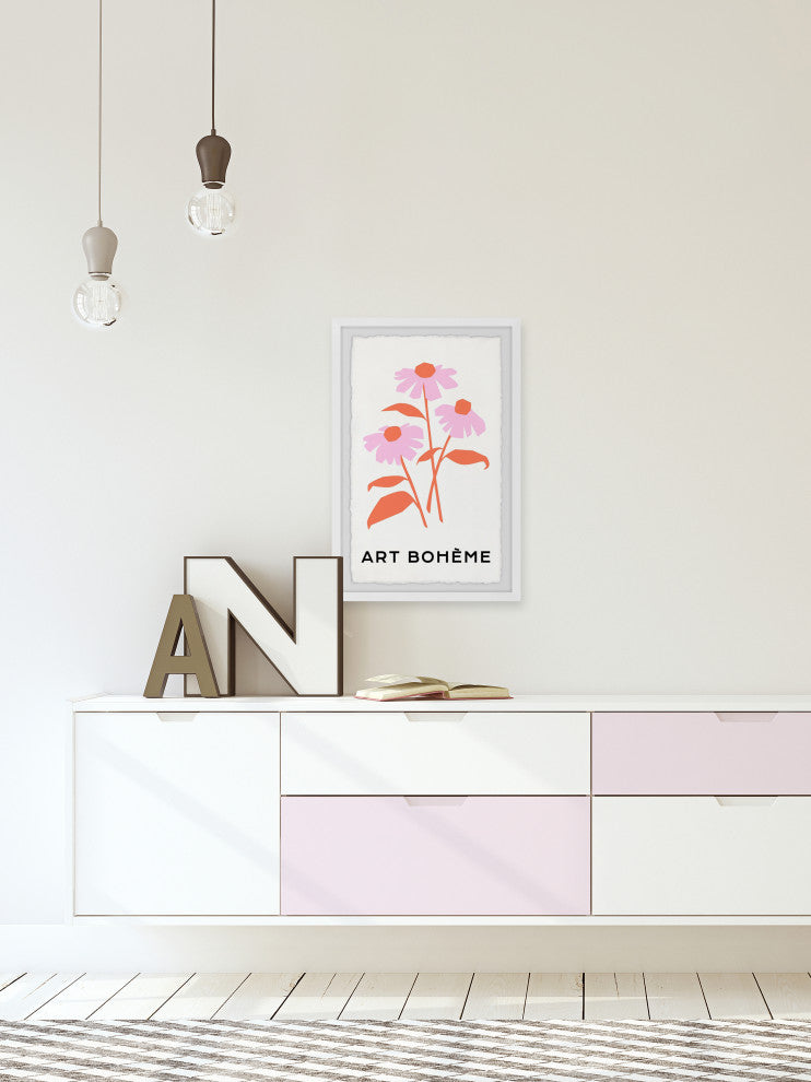 "Color of Leaves" Framed Painting Print, 8x12