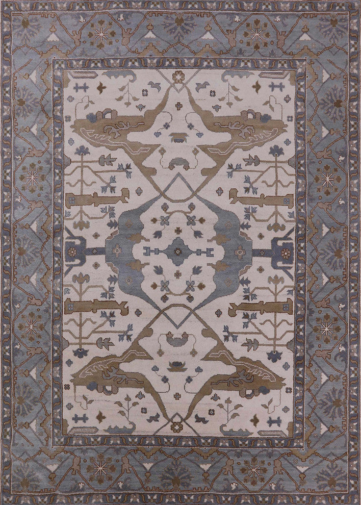 Ahgly Company Indoor Rectangle Mid-Century Modern Area Rugs, 5' x 8'