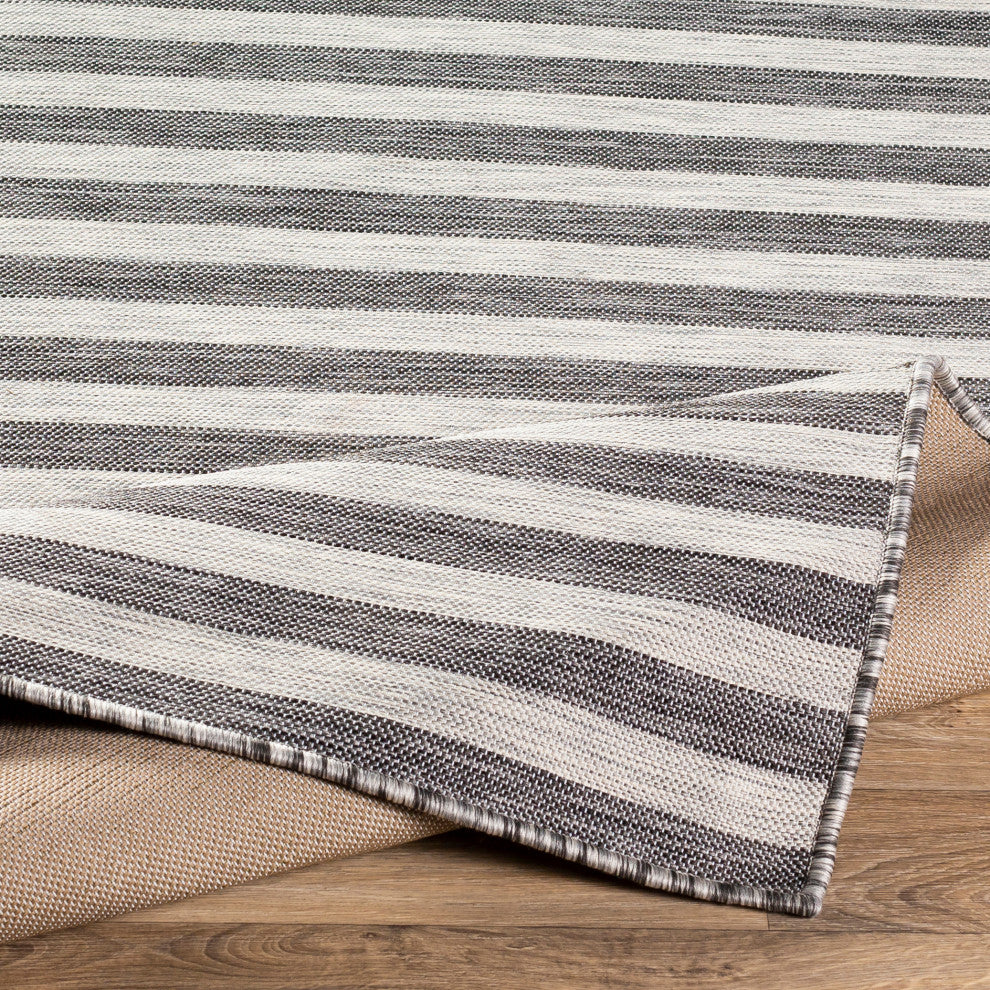 Pasadena Indoor/Outdoor Area Rug, Medium Gray, 4'3" X 5'11"