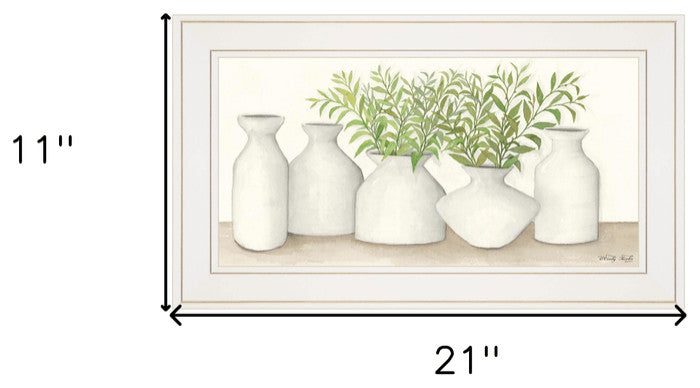 Simplicity in White II White Framed Print Wall Art