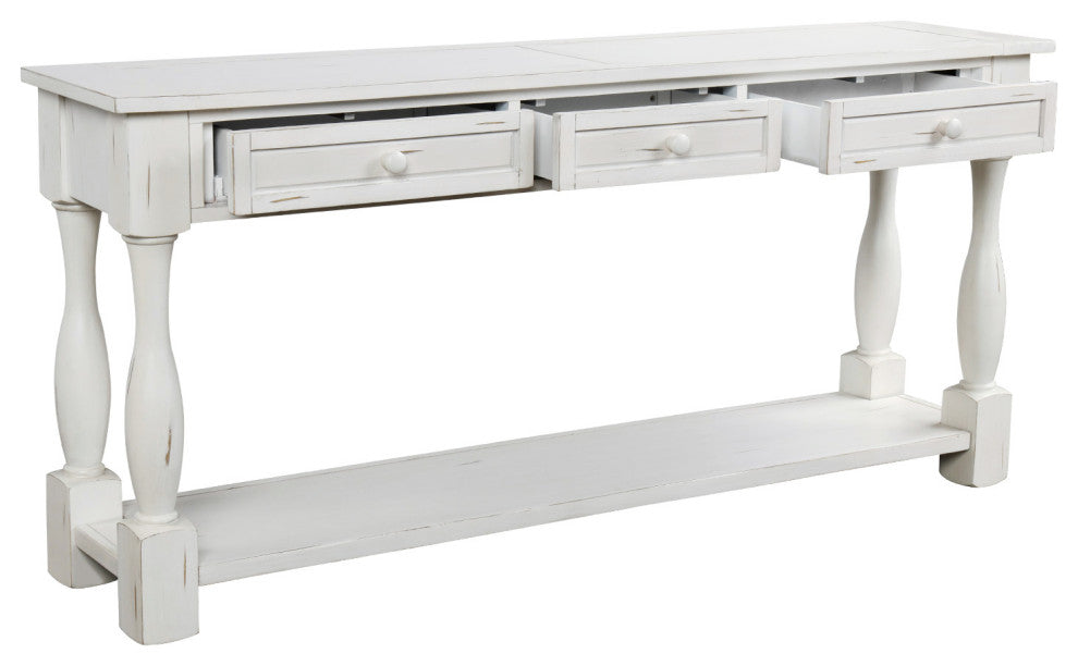 Gewnee Console Table 64" Long Sofa Table Easy Assembly