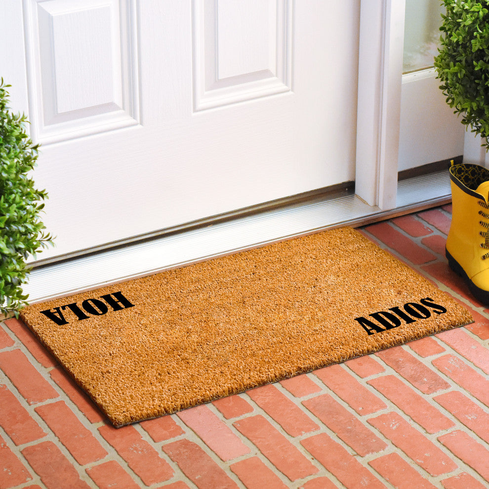 Calloway Mills Bookman Hola Adios Doormat, 24" X 36"