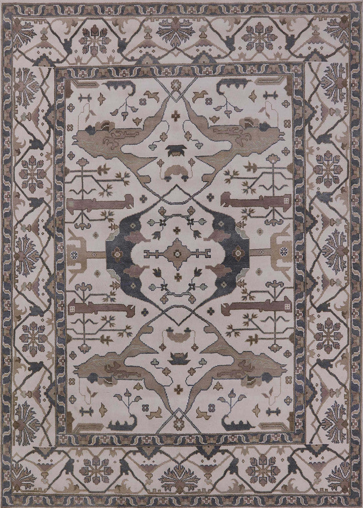 Ahgly Company Indoor Rectangle Mid-Century Modern Area Rugs, 5' x 8'