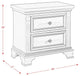 Picket House Furnishings Trent 2-Drawer Nightstand in White