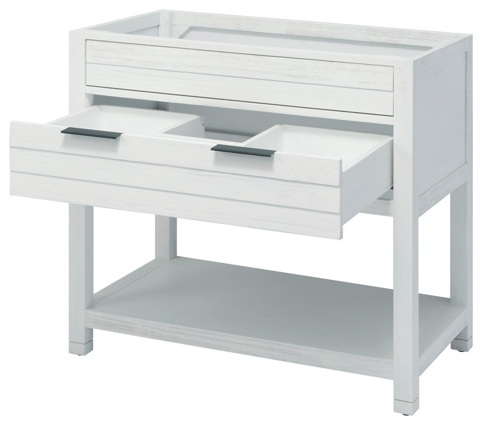 Le Bath by Sunny Wood - Kasey Series - 36" 1 Drawer Vanity with Open Shelf
