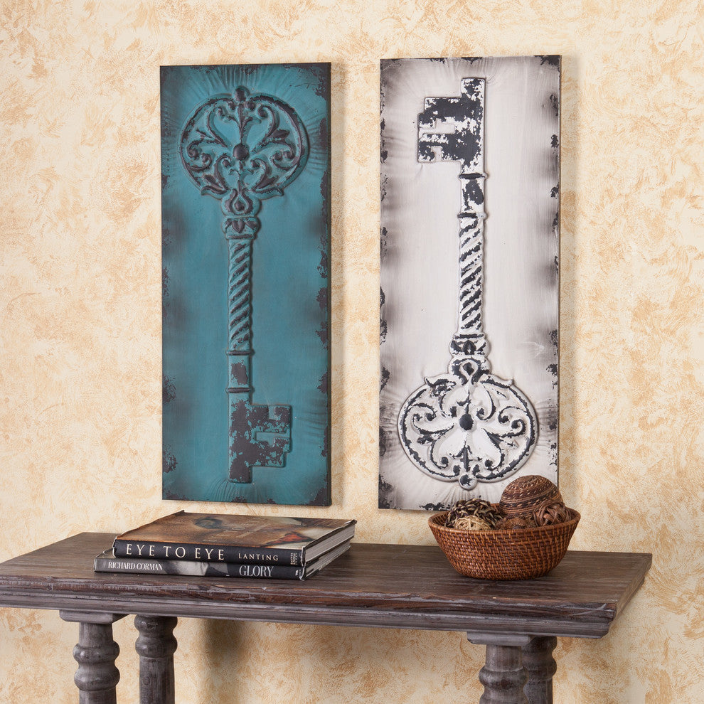 Key Decorative Wall Panels, 2-Piece Set