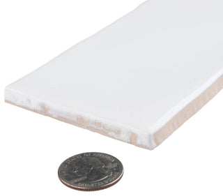 Castillo 3" x 12" Ceramic Wall Tile, White
