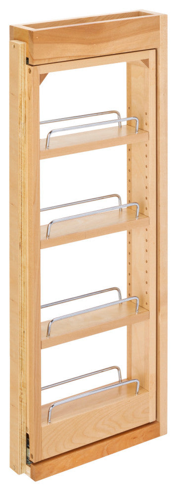 Wood Wall Filler Pull Out for 30" H New Kitchen Applications, 3"W