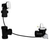 Ball Joint Head ABS 45" Cable Drive BW&O, Powdercoated White