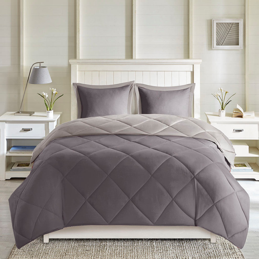 Madison Park Essentials 3M Scotchgard Quilting Down Alternative Comforter Set