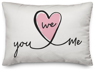 You Me We 14x20 Lumbar Pillow