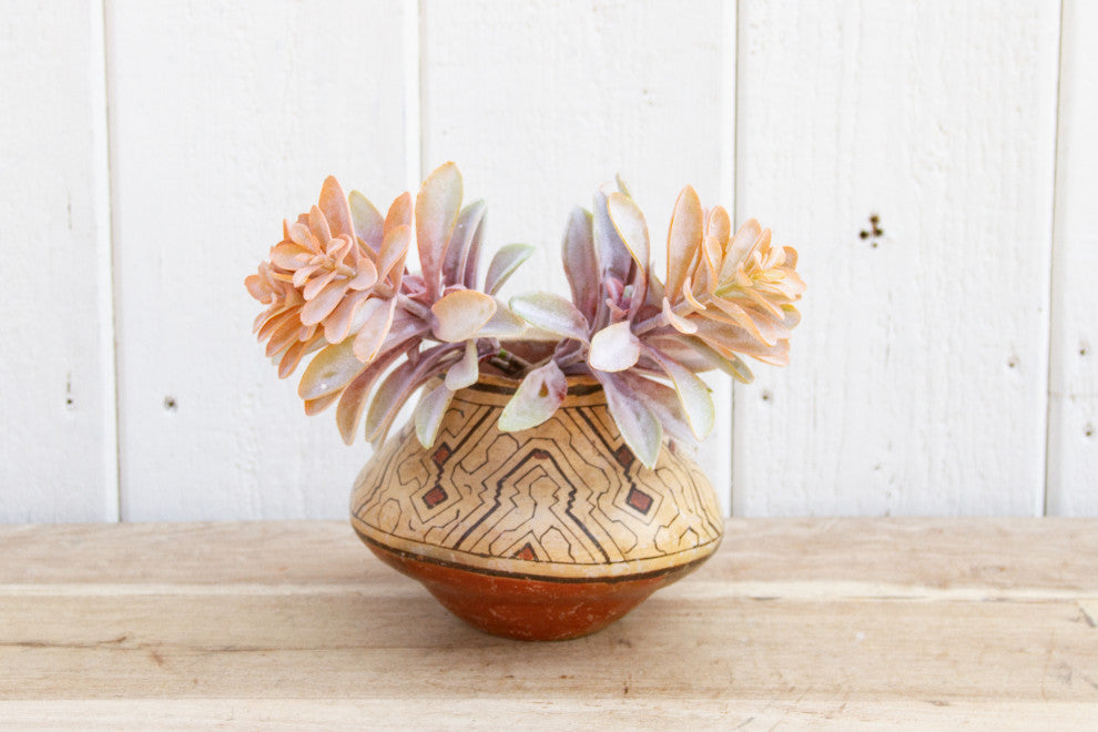Mid-Century Glazed Peruvian Bowl