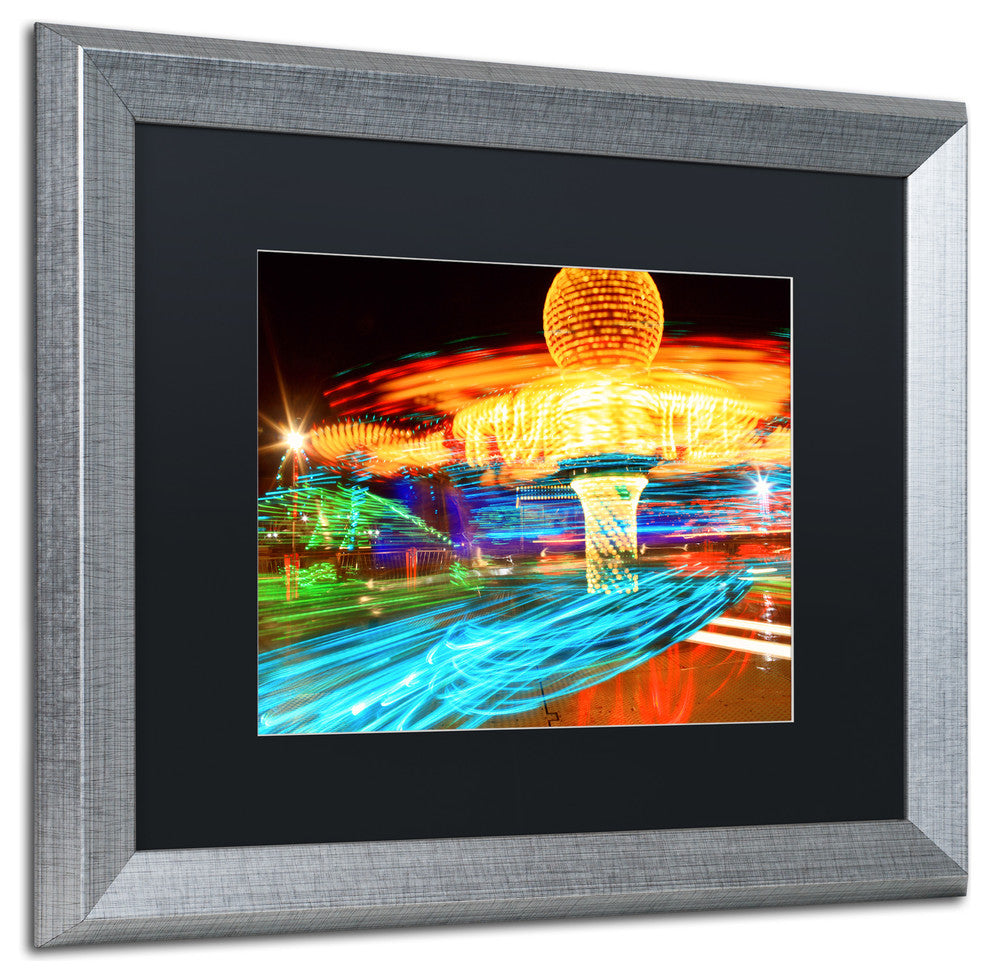 Jason Shaffer 'Twister' Matted Framed Art, Silver Frame, Black Mat, 20x16