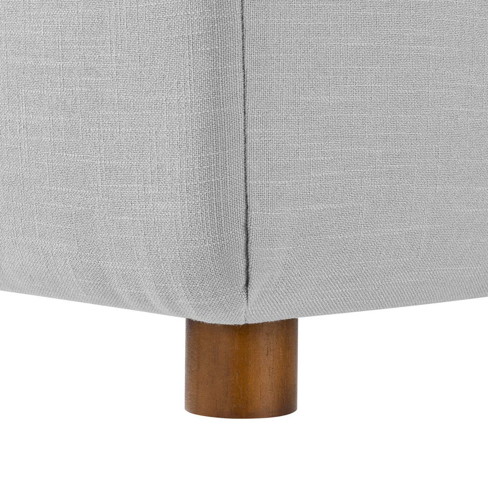 Modular Deep Sofa, Gray, Fabric, Modern, Lounge Cafe Hotel Hospitality