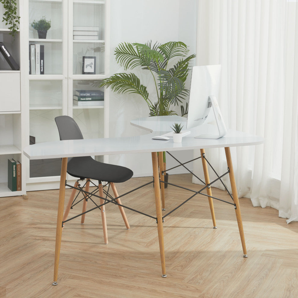 Roberto Boomerang L Shaped Desk