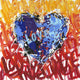 "Messy Love" Painting Print on Wrapped Canvas, 32x32