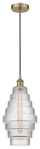 Innovations 616-1P-AB-G672-8 1-Light Mini Pendant, Antique Brass