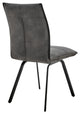 Rylee Dining Room Accent Chair With Black Finish Set of 2, Gray