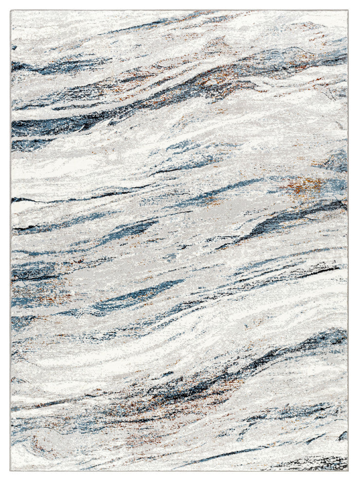Surya Allegro Plus AGP-2308 Machine Woven Area Rug, Ivory, 6'7" x 9'