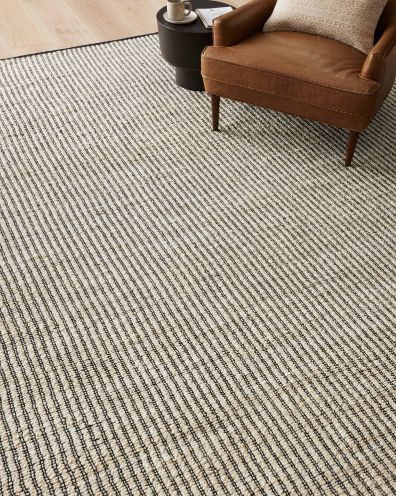 Angela Rose x Loloi Colton Ivory / Black 2'-6" x 8'-0" Runner Rug