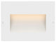 Hinkley Taper Landscape Light, Satin White, Horizontal Step Light
