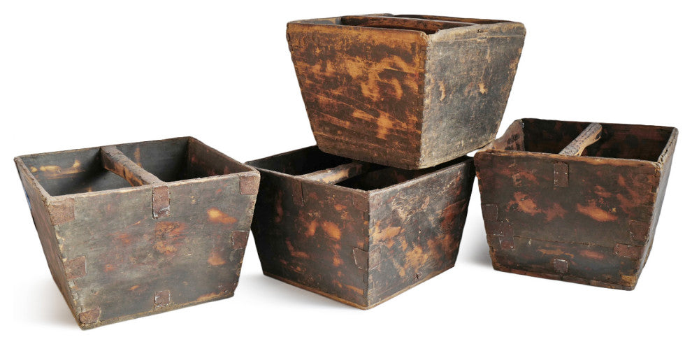 Consigned Vintage Chinese Rice Bucket 3
