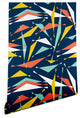 Deny Designs Heather Dutton Swizzlestick Party Girl Wallpaper, Blue, 2'x4'