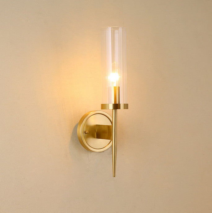 Palma | Bedside Wall Lamp made of Brass, Gold / Copper